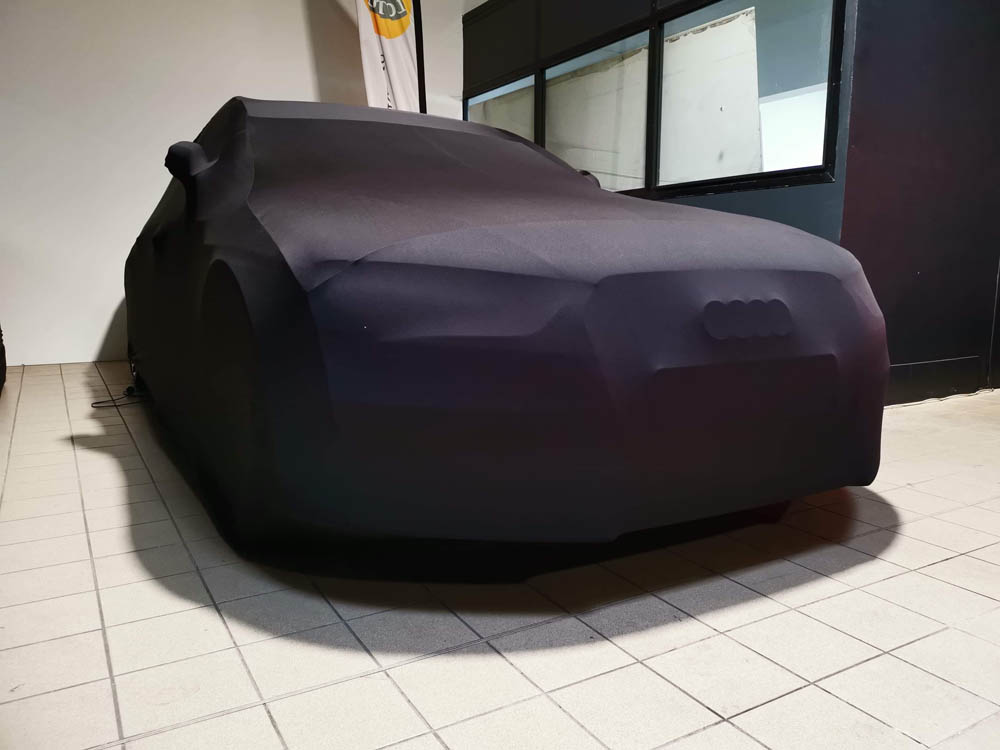 AUDI A7 BÂCHE DE PROTECTION POUR INTÉRIEUR NOIR COUVERTURE DE VOITURE  CARCOVER