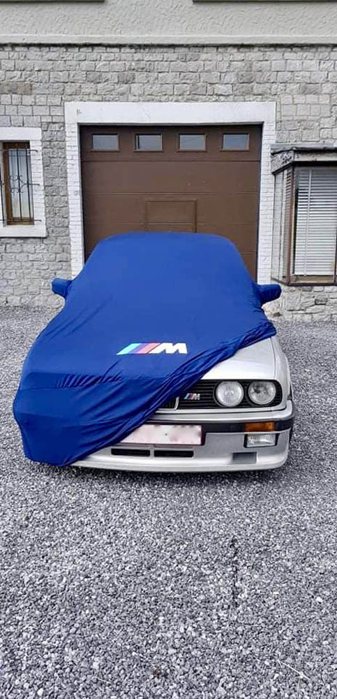  Bâche Voiture Exterieur pour BMW E30, Housse De Voiture  Respirante, Protection Tout Temps Intérieure Étanche Bâche De Voiture  (Color : E, Size : Single-Layer)