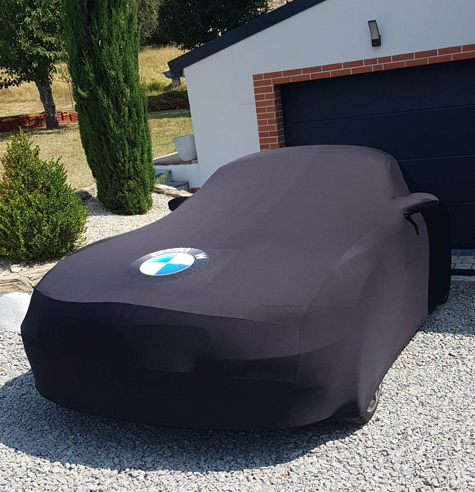 Bache pour BMW M4 Coupe F82 2014-2020, Ciel Bleu et Nuages ​​Blancs Housse  de Voiture complète Housse de Voiture extérieure Respirante (Conception